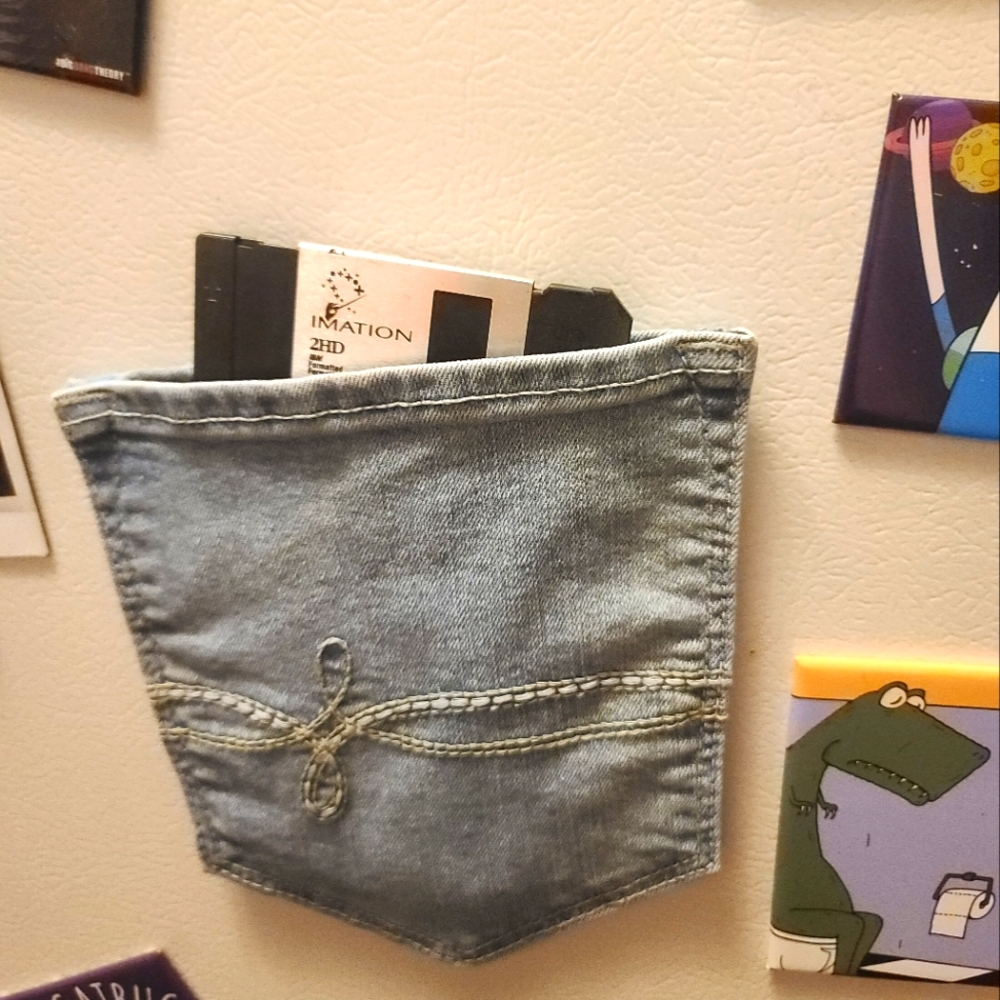 Pantsless Pockets Fridge Magnet